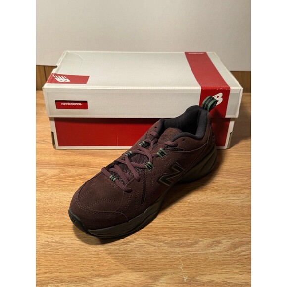 NIB New Balance 608v4 Shoes Mens 8 D Brown Leather Suede Walking‎ Shoes MX608V40 - Picture 1 of 11